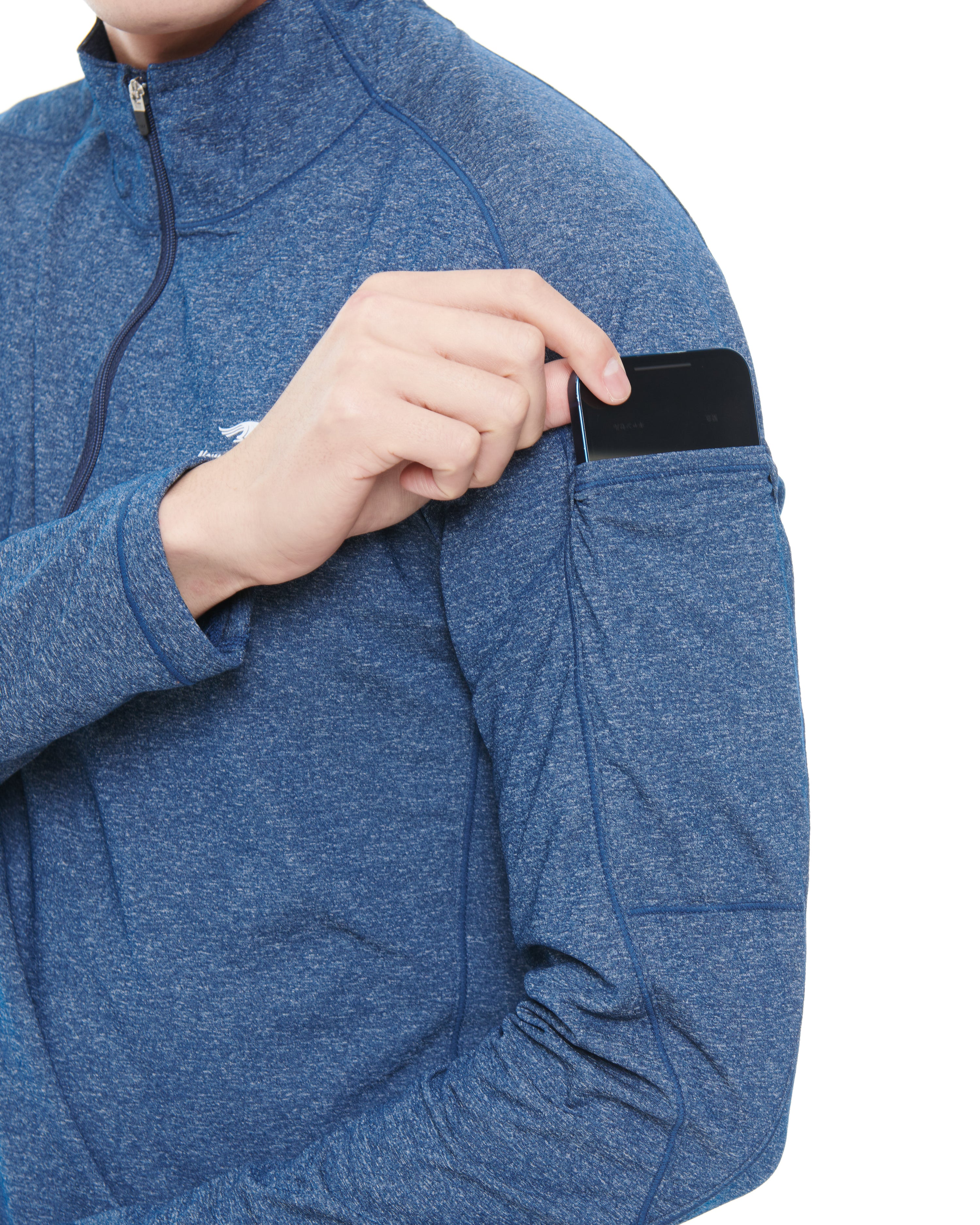 Men's Arm Pocket Half-Zip Shirt